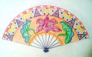 Soạn Mĩ thuật lớp 8 Bài 1: Vẽ trang trí – Trang trí quạt giấy