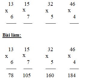 Gấp một số lên nhiều lần Toán lớp 3