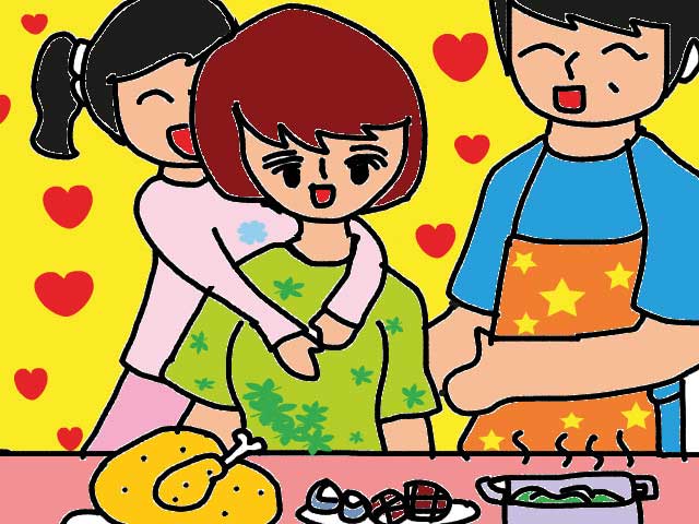 Soạn Mĩ thuật lớp 8 Bài 12: Vẽ tranh – Đề tài gia đình