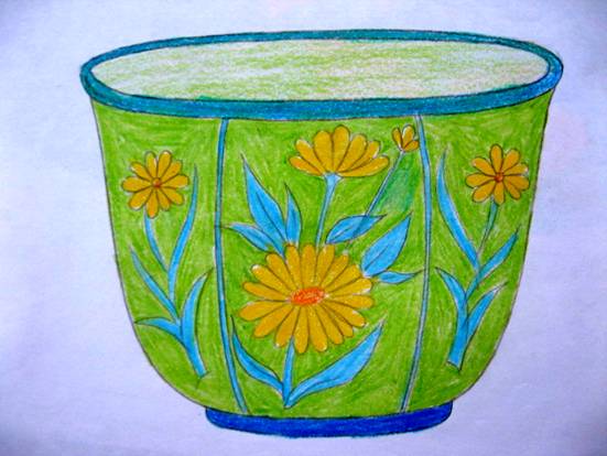 Soạn Mĩ thuật lớp 8 Bài 4: Vẽ trang trí – Tạo dáng và trang trí chậu cảnh