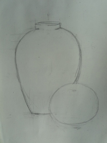 Soạn Mĩ thuật lớp 8 Bài 7: Vẽ theo mẫu – Lọ hoa và quả