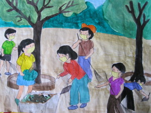 Soạn Mĩ thuật lớp 8 Bài 21: Vẽ tranh – Đề tài lao động