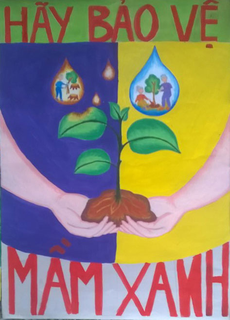 Soạn Mĩ thuật lớp 8 Bài 22 + 23: Vẽ trang trí – Tranh cổ động