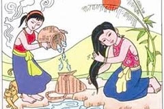 Soạn Mĩ thuật lớp 8 Bài 28: Vẽ tranh - Minh họa truyện cổ tích