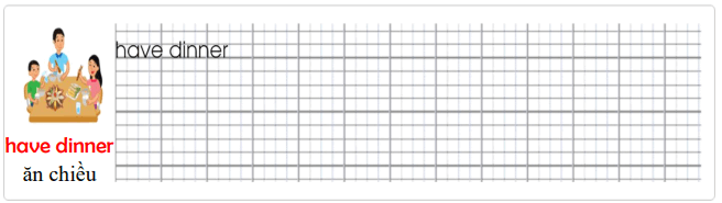 Tập viết Tiếng Anh lớp 3 Unit 6 What time is it?