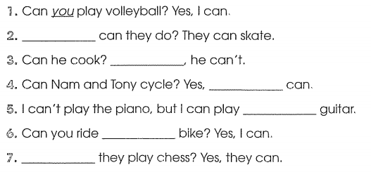 Bài tập cuối tuần môn Tiếng Anh lớp 4 Tuần 7