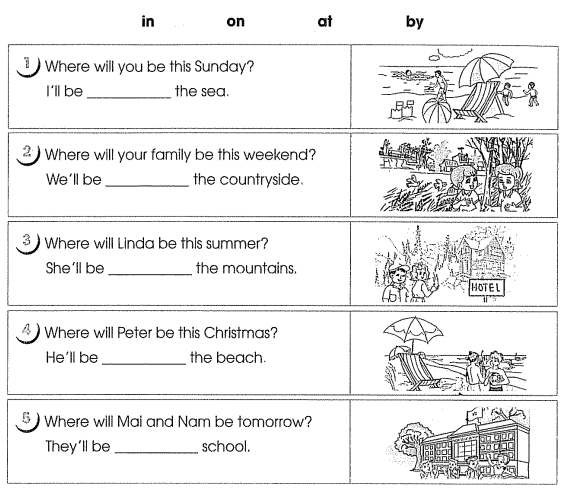 Bài tập cuối tuần môn Tiếng Anh lớp 5 Tuần 7