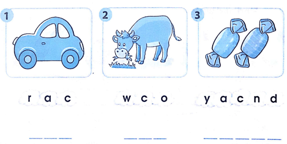 Phiếu bài tập cuối tuần môn Tiếng Anh lớp 1 Tuần 7