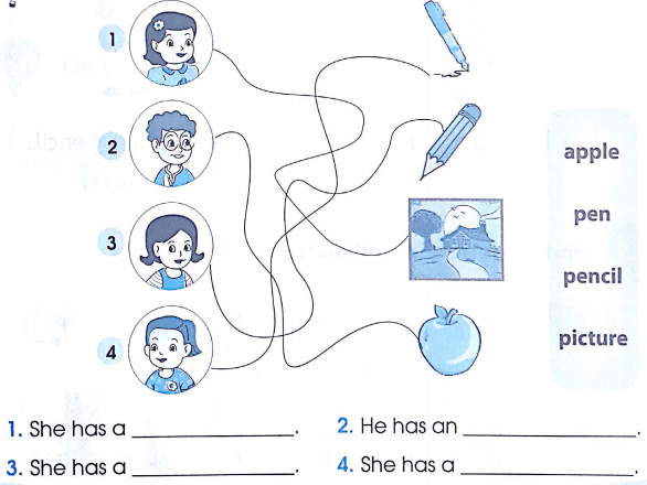 Phiếu bài tập cuối tuần môn Tiếng Anh lớp 2 Tuần 7