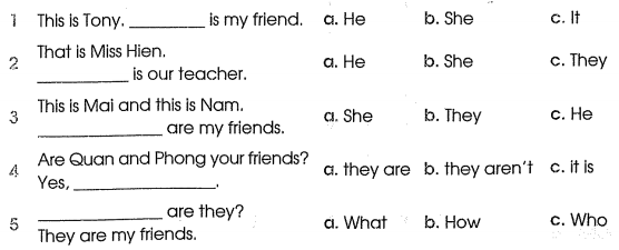 Phiếu bài tập cuối tuần môn Tiếng Anh lớp 3 Tuần 7