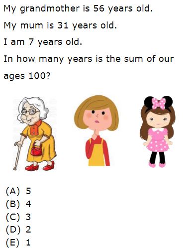 Bài thi mẫu Olympic Toán Tiếng Anh SEAMO lớp 1 - 2