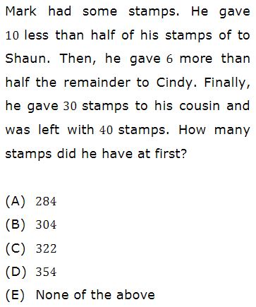 Bài thi mẫu Olympic Toán Tiếng Anh SEAMO lớp 3 - 4