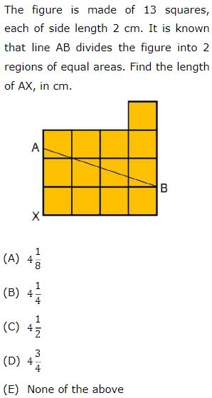 Bài thi mẫu Olympic Toán Tiếng Anh SEAMO lớp 5 - 6