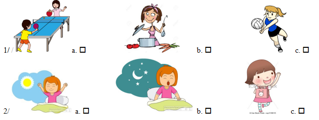 Đề kiểm tra giữa học kì 1 lớp 4 môn tiếng Anh trường Tiểu học Từ Liêm, Hà Nội