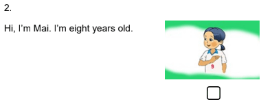 Kiểm tra tiếng Anh lớp 3 Unit 4 How old are you?