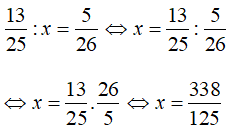 Trắc nghiệm: Phép chia phân số