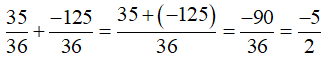 Trắc nghiệm: Phép cộng phân số
