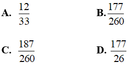 Trắc nghiệm: Tính chất cơ bản của phép cộng phân số 