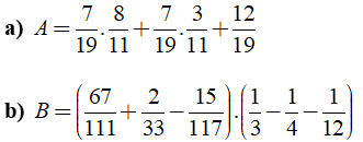 Trắc nghiệm: Tính chất cơ bản của phép nhân phân số 