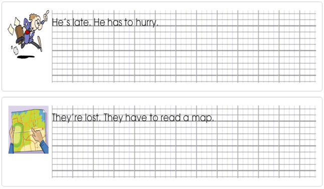Tập viết Tiếng Anh lớp 5 Unit 7 Go back to the traffic lights
