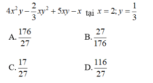 Trắc nghiệm: Đa thức