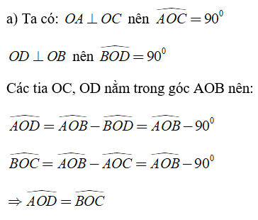 Trắc nghiệm: Hai đường thẳng vuông góc 