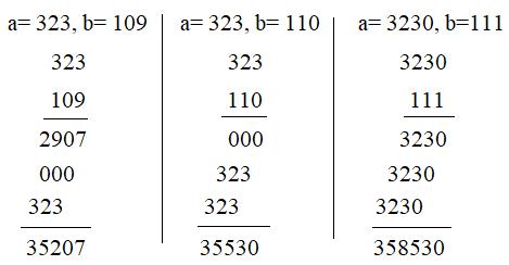 Nhân với số có ba chữ số