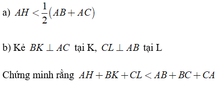 Trắc nghiệm: Quan hệ giữa đường vuông góc và đường xiên, đường xiên và hình chiếu