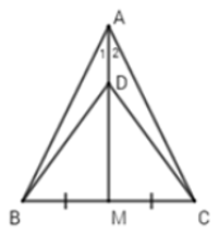 Trắc nghiệm: Tính chất ba đường phân giác của tam giác 