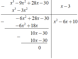 Bài tập: Chia đa thức một biến đã sắp xếp