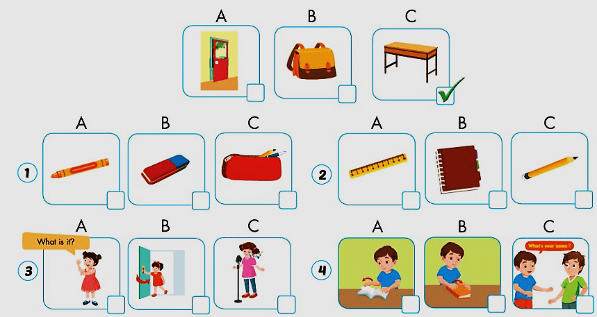 Đề ôn thi giữa học kì 1 lớp 3 môn tiếng Anh năm 2019 - 2020