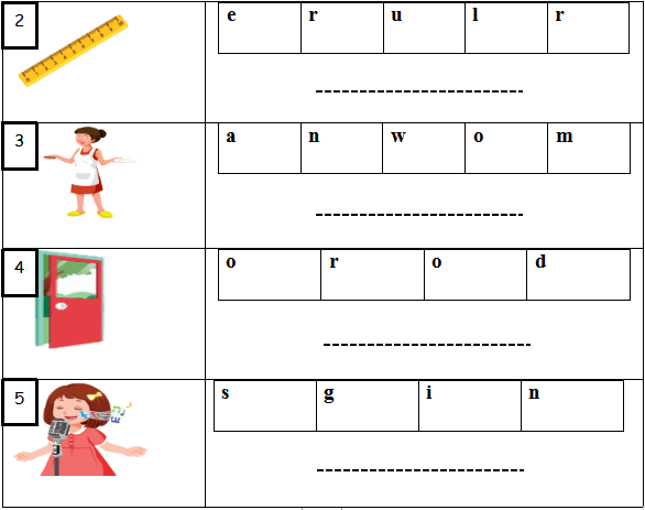 Đề ôn thi giữa học kì 1 lớp 3 môn tiếng Anh năm 2019 - 2020