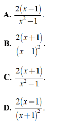 Tính chất cơ bản của phân thức