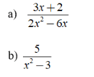 Lý thuyết: Biến đổi các biểu thức hữu tỉ. Giá trị của phân thức