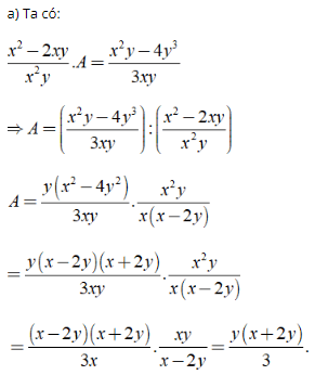 Lý thuyết: Phép chia các phân thức đại số