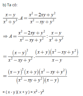 Lý thuyết: Phép chia các phân thức đại số