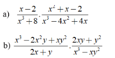 Lý thuyết: Phép nhân các phân thức đại số
