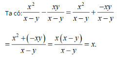 Lý thuyết: Phép trừ các phân thức đại số 