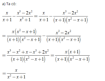Lý thuyết: Phép trừ các phân thức đại số 