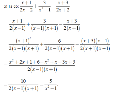Lý thuyết: Phép trừ các phân thức đại số 
