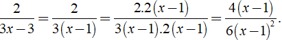 Lý thuyết: Quy đồng mẫu thức nhiều phân thức