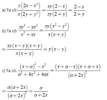 Lý thuyết: Rút gọn phân thức 