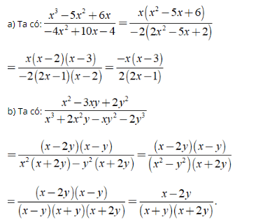 Lý thuyết: Rút gọn phân thức 