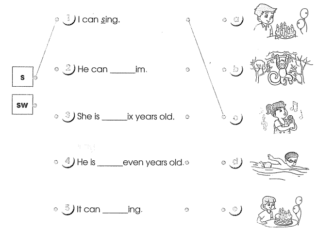 Bài tập cuối tuần môn Tiếng Anh lớp 4 Tuần 8