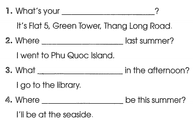 Bài tập cuối tuần môn Tiếng Anh lớp 5 Tuần 8