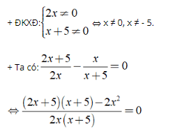 Bài tập: Phương trình chứa ẩn ở mẫu