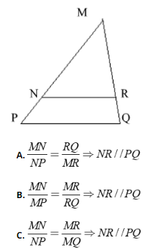 Bài tập: Định lí đảo và hệ quả của định lí Ta-lét