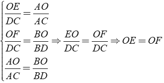 Bài tập: Định lí đảo và hệ quả của định lí Ta-lét