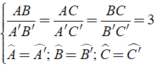 Bài tập: Khái niệm hai tam giác đồng dạng