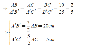 Bài tập: Khái niệm hai tam giác đồng dạng